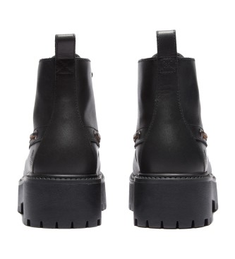 Timberland Stone Street leren enkellaarsjes zwart