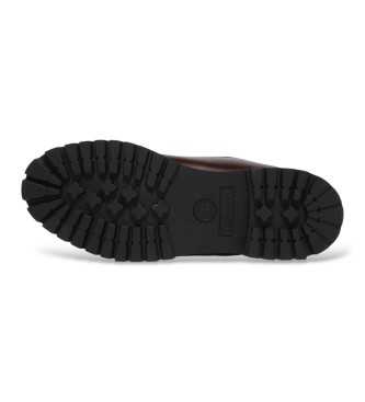 Timberland Bottes en cuir Heritage grenat