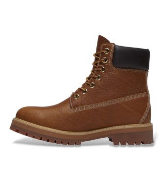 Timberland Bottes en cuir Heritage marron
