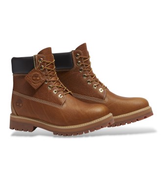 Timberland Bottes en cuir Heritage marron