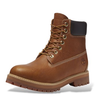 Timberland Bottes en cuir Heritage marron