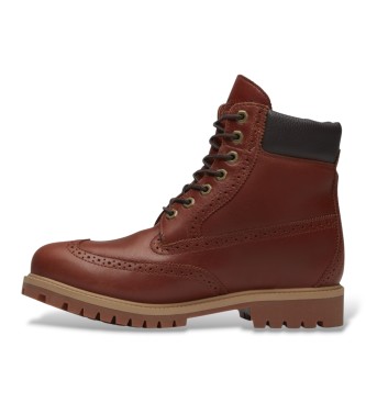 Timberland Bottes en cuir Premium marron