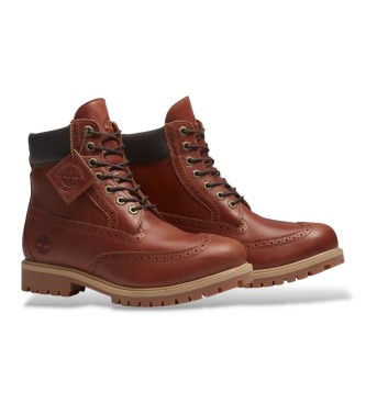 Timberland Bottes en cuir Premium marron