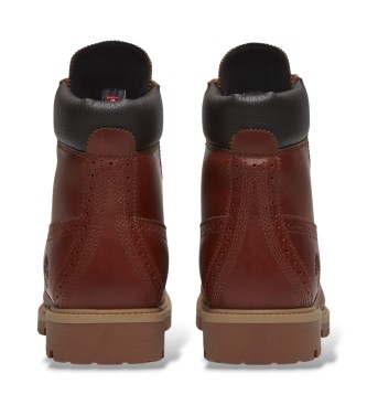 Timberland Bottes en cuir Premium marron