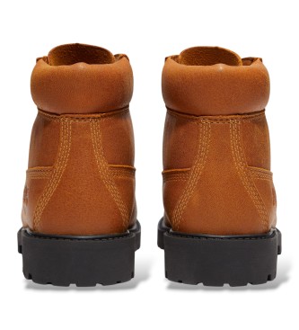 Timberland Bottes en cuir haut de gamme marron