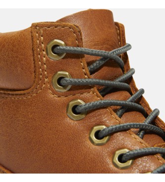 Timberland Bottes en cuir haut de gamme marron