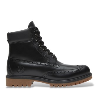 Timberland Bottes en cuir Premium noir