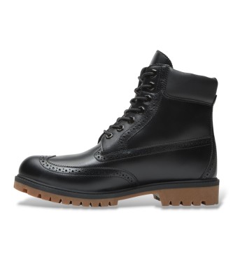 Timberland Bottes en cuir Premium noir