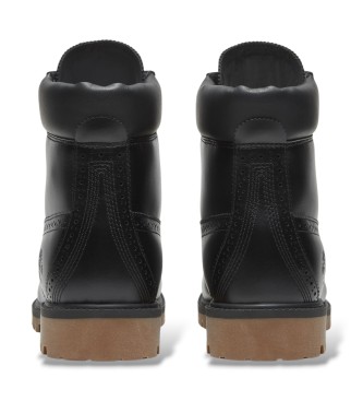 Timberland Bottes en cuir Premium noir