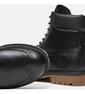 Timberland Bottes en cuir Premium noir