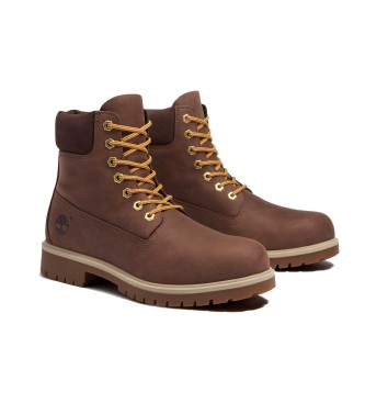 Timberland Stivaletti in pelle impermeabile marrone da 6 pollici
