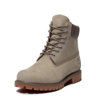 Timberland Stivali Heritage da 6 pollici in pelle impermeabile con lacci in verde