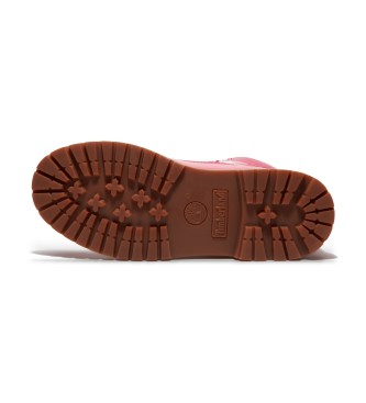 Timberland Botas de couro impermeável de qualidade superior cor-de-rosa