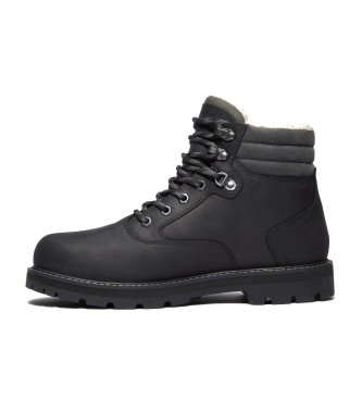 Timberland Britton Road Bottes en cuir impermables avec doublure chaude Noir