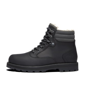 Timberland Britton Road Bottes en cuir impermables avec doublure chaude Noir