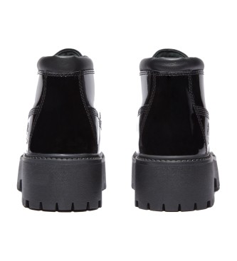 Timberland Bottes Stone Street en cuir impermable noir