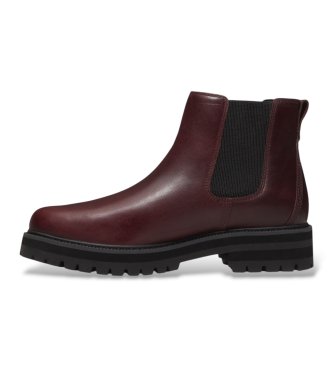 Timberland Britton Drive bordeaux Chelsea-læder støvler