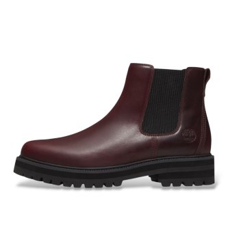 Timberland Britton Drive bordeaux Chelsea-læder støvler