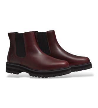 Timberland Britton Drive bordeaux Chelsea-læder støvler