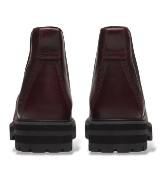 Timberland Britton Drive bordeaux Chelsea-læder støvler