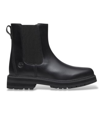 Timberland Botines Chelsea de piel Britton Drive negro