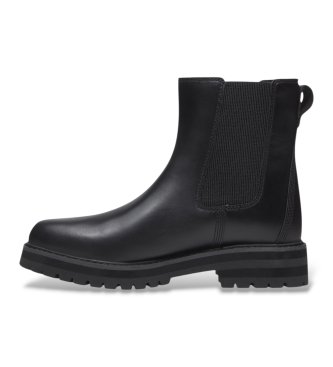 Timberland Botines Chelsea de piel Britton Drive negro