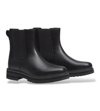 Timberland Botines Chelsea de piel Britton Drive negro