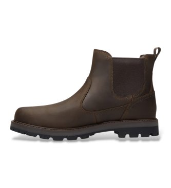 Timberland Britton Road Green Leather Chelsea Boots