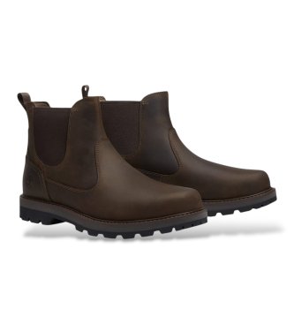 Timberland Britton Road Green Leather Chelsea Boots