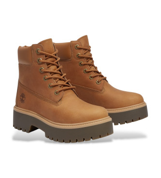 Timberland Stone Street 6-Inch Waterproof Leather Booties brown