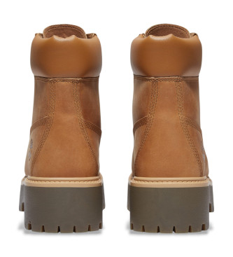 Timberland Stone Street 6-Inch Waterproof Leather Booties brown