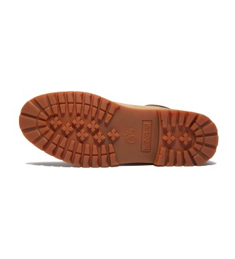 Timberland Bruine 6-Inch Leren Enkellaarsjes