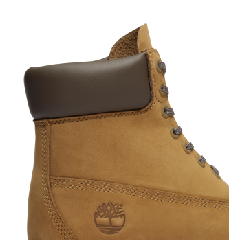 Timberland Stivaletti in pelle marrone impermeabile di prima qualit da 6 pollici