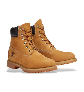 Timberland Botines de Piel 6 Inch Premium impermeables marrn
