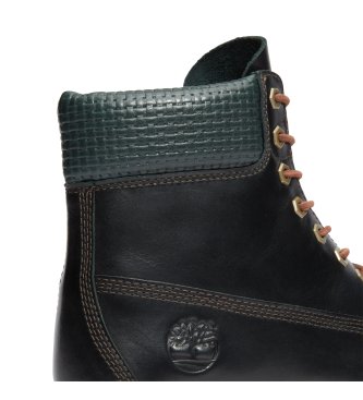 Timberland 6-palčni vodoodporni usnjeni čevlji Premium zeleni
