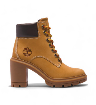 Timberland Brown Allington Heights Leather Ankle Boots Esdemarca Store fashion footwear and accessories best brands shoes and designer shoes