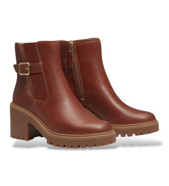 Timberland Botines de piel Chelsea Stone Heights marrón