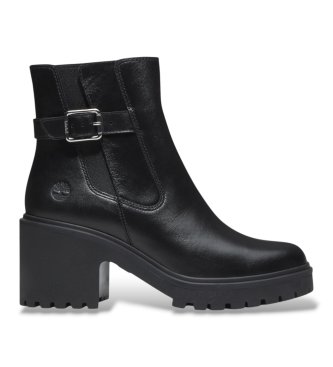 Timberland Botines de piel Chelsea Stone Heights negro