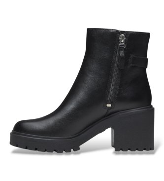Timberland Botines de piel Chelsea Stone Heights negro