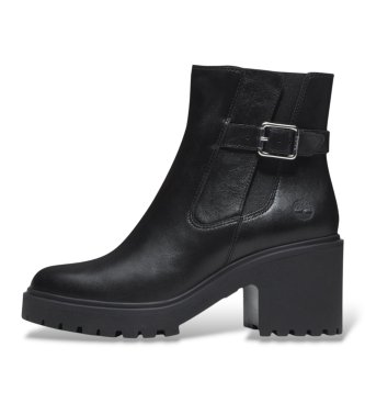 Timberland Botines de piel Chelsea Stone Heights negro