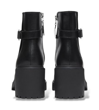 Timberland Botines de piel Chelsea Stone Heights negro