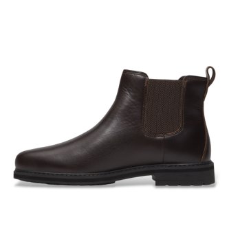 Timberland Botines de piel Chelsea Stormbucks marrón oscuro
