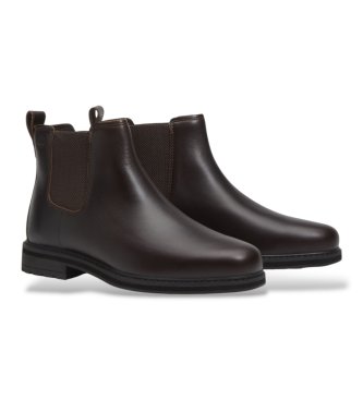 Timberland Botines de piel Chelsea Stormbucks marrón oscuro
