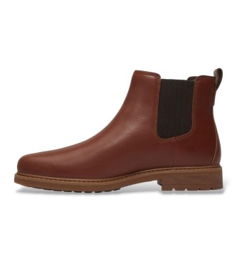 Timberland Botines de piel Chelsea Stormbucks marrón