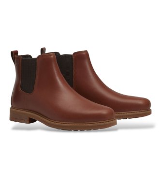 Timberland Botines de piel Chelsea Stormbucks marrón