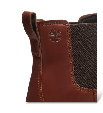 Timberland Botines de piel Chelsea Stormbucks marrón