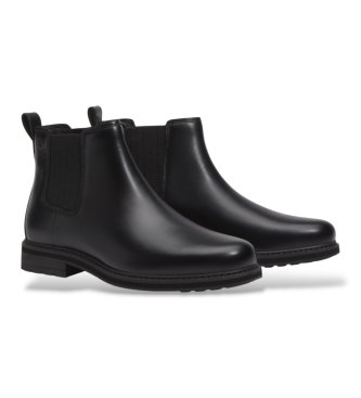 Timberland Sorte Chelsea Stormbucks-læderstøvletter