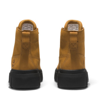 Timberland Botins em pele castanha Greyfield