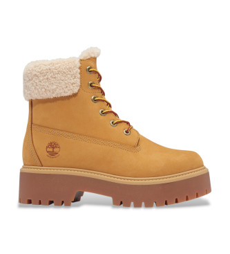 Timberland Stone Street Waterproof leather ankle boots brown