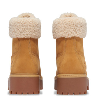 Timberland Stone Street bottes en cuir impermable marron